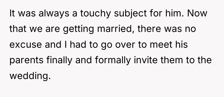 It was always a touchy subject for him. Now that...