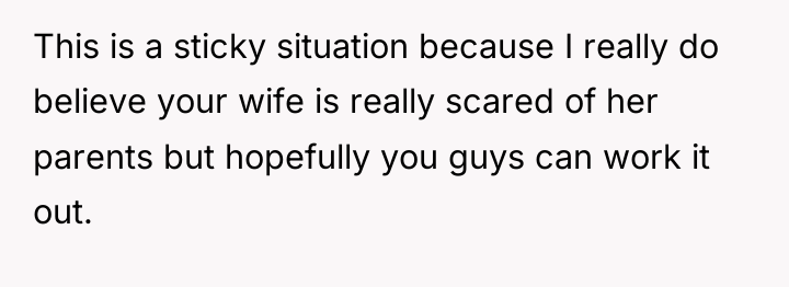This is a sticky situation because I really do believe...