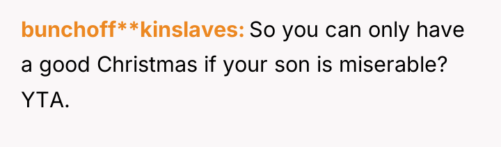 bunchoff**kinslaves So you can only have a good Christmas if...