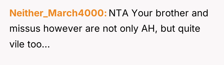 Neither_March4000 NTA Your brother and missus however are not only...