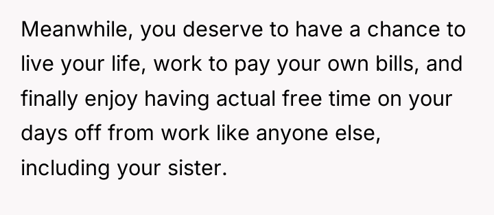 Meanwhile, you deserve to have a chance to live your...