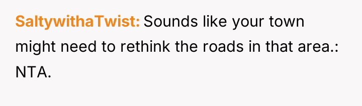 SaltywithaTwist Sounds like your town might need to rethink the...