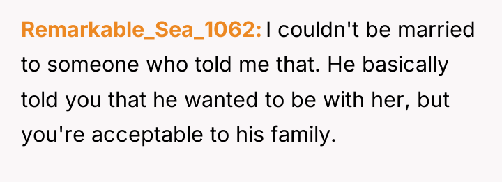 Remarkable_Sea_1062 I couldn't be married to someone who told me...