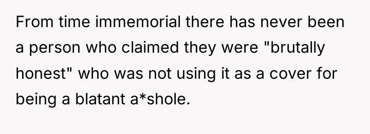 From time immemorial there has never been a person who...