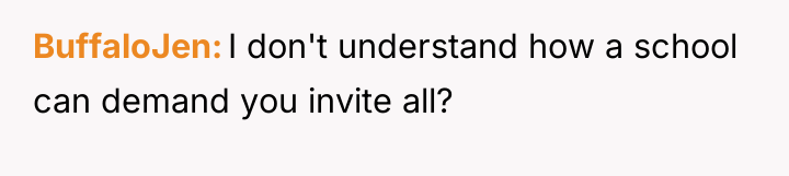 BuffaloJen I don't understand how a school can demand you...