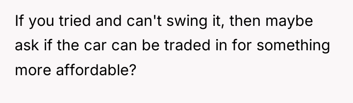 If you tried and can't swing it, then maybe ask...