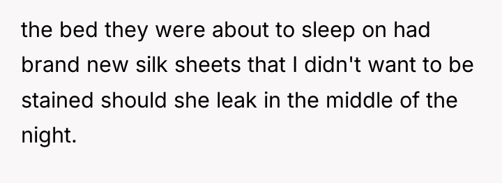 the bed they were about to sleep on had brand...