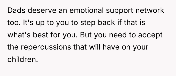Dads deserve an emotional support network too. It's up to...
