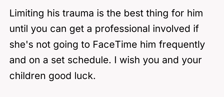 Limiting his trauma is the best thing for him until...