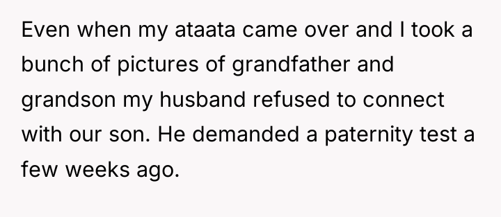 Even when my ataata came over and I took a...