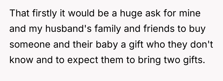That firstly it would be a huge ask for mine...