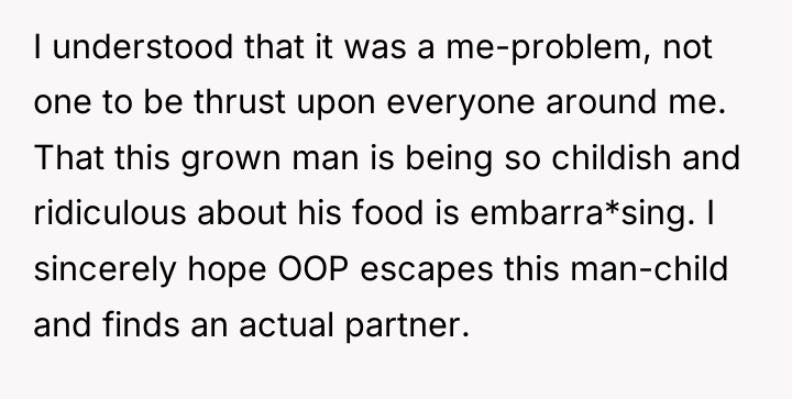 I understood that it was a me-problem, not one to...