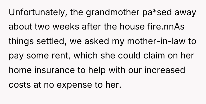 Unfortunately, the grandmother pa*sed away about two weeks after the...