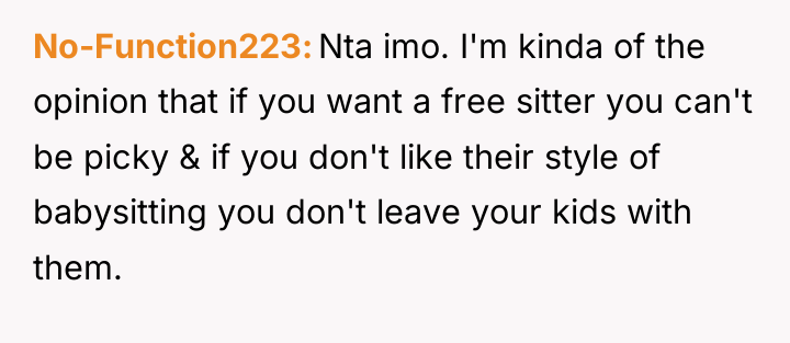 No-Function223 Nta imo. I'm kinda of the opinion that if...