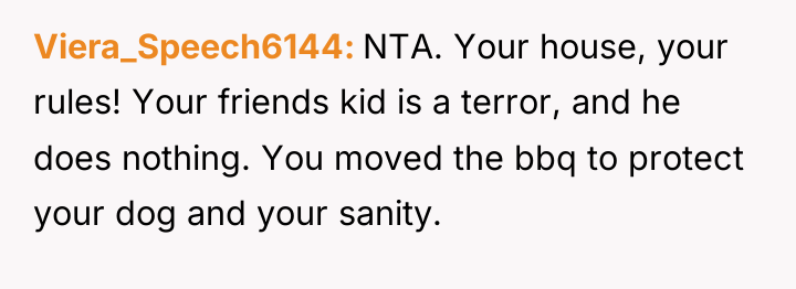 Viera_Speech6144 NTA. Your house, your rules! Your friends kid is...