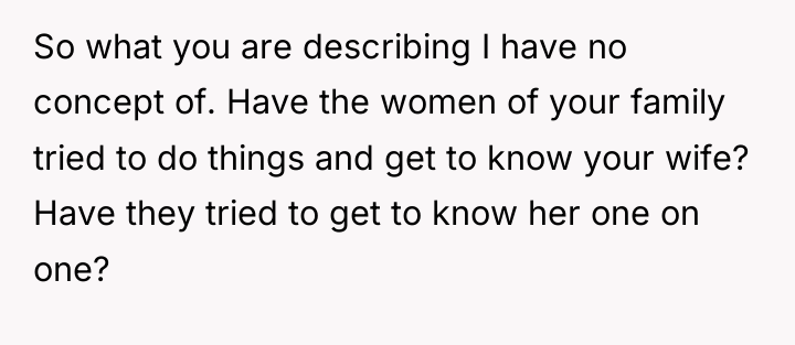 So what you are describing I have no concept of....