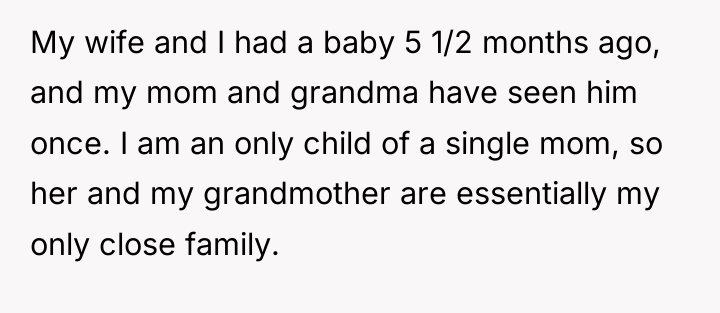 My wife and I had a baby 5 1/2 months...