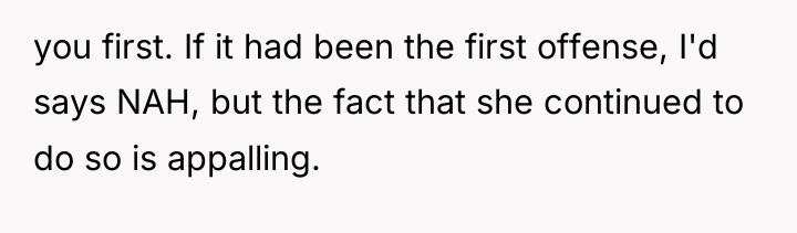 you first. If it had been the first offense, I'd...