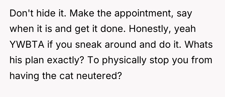 Don't hide it. Make the appointment, say when it is...