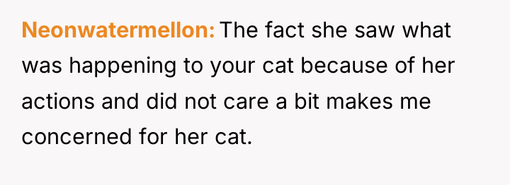 Neonwatermellon The fact she saw what was happening to your...
