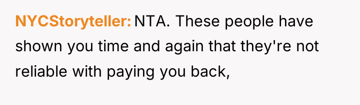 NYCStoryteller NTA. These people have shown you time and again...