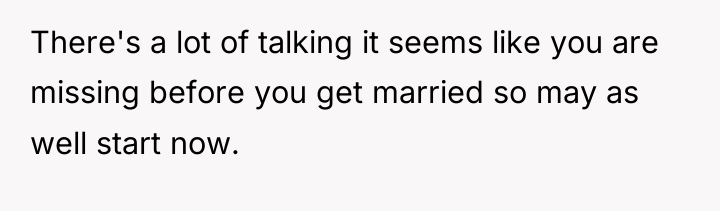 There's a lot of talking it seems like you are...