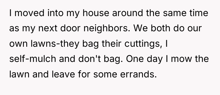 I moved into my house around the same time as...