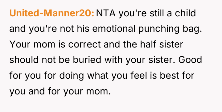 United-Manner20 NTA you're still a child and you're not his...