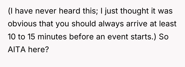 (I have never heard this; I just thought it was...