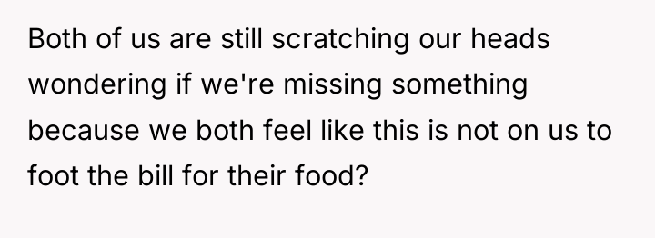 Both of us are still scratching our heads wondering if...