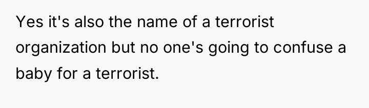 Yes it's also the name of a terrorist organization but...