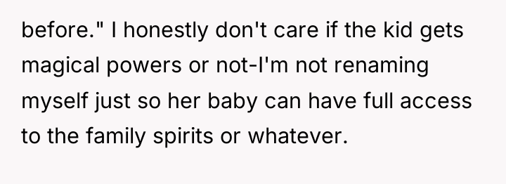 before." I honestly don't care if the kid gets magical...