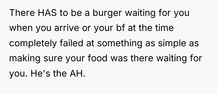 There HAS to be a burger waiting for you when...