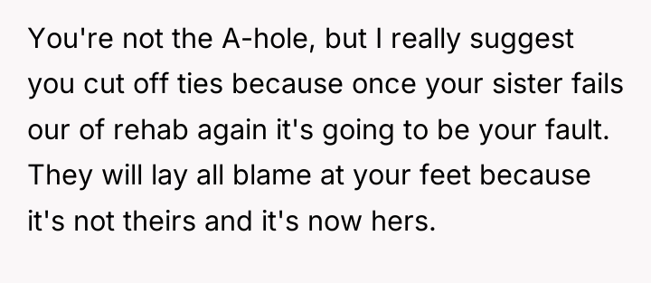 You're not the A-hole, but I really suggest you cut...