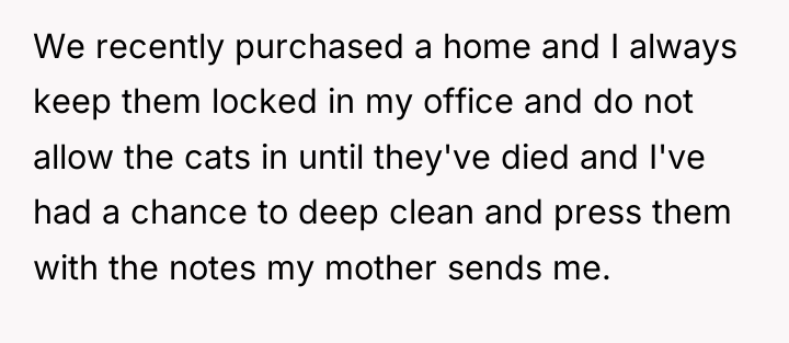 We recently purchased a home and I always keep them...