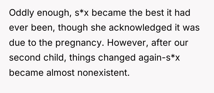 Oddly enough, s*x became the best it had ever been,...