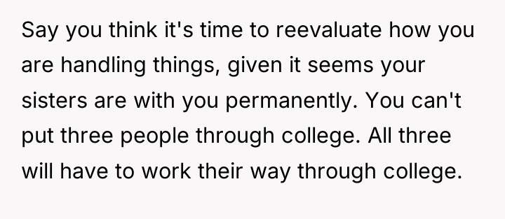Say you think it's time to reevaluate how you are...