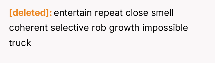 [deleted] entertain repeat close smell coherent selective rob growth impossible...