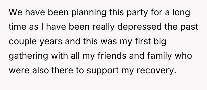 We have been planning this party for a long time...