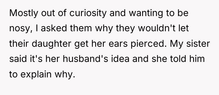 Mostly out of curiosity and wanting to be nosy, I...