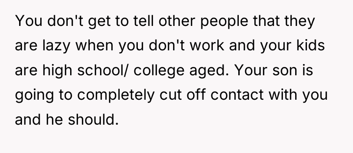 You don't get to tell other people that they are...