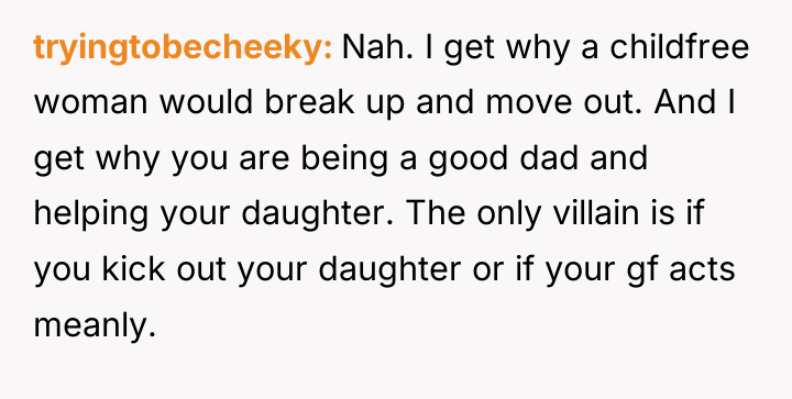 tryingtobecheeky Nah. I get why a childfree woman would break...