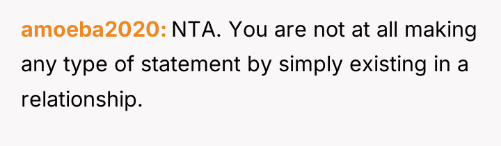 amoeba2020 NTA. You are not at all making any type...