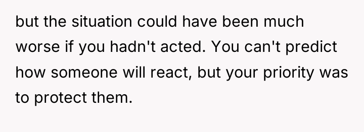 but the situation could have been much worse if you...