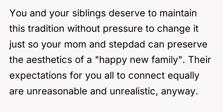 You and your siblings deserve to maintain this tradition without...
