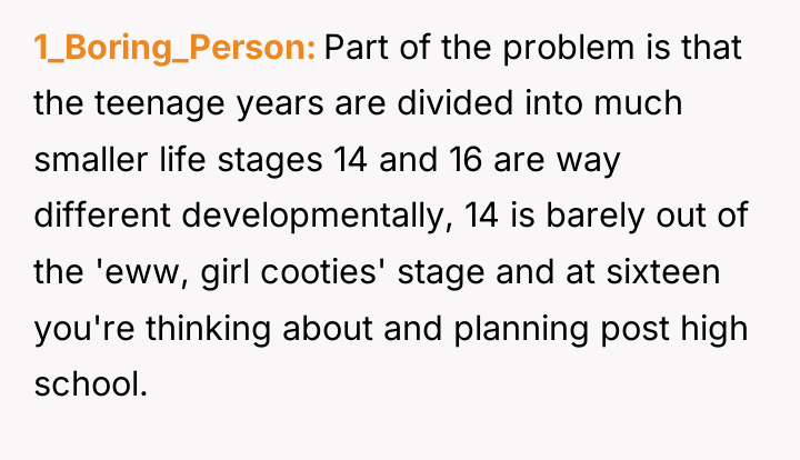 1_Boring_Person Part of the problem is that the teenage years...