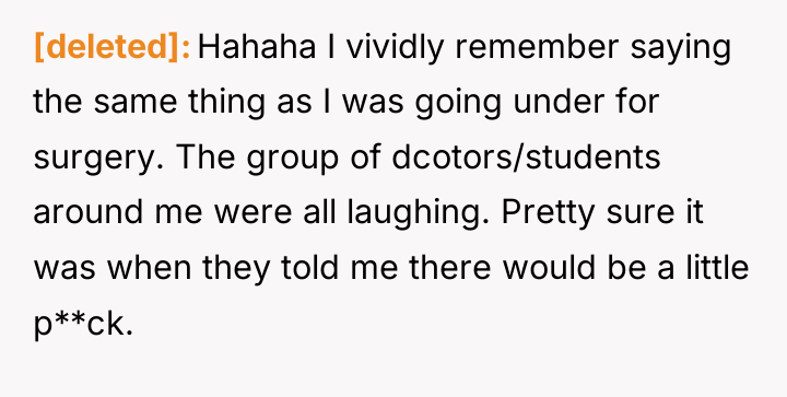 [deleted] Hahaha I vividly remember saying the same thing as...