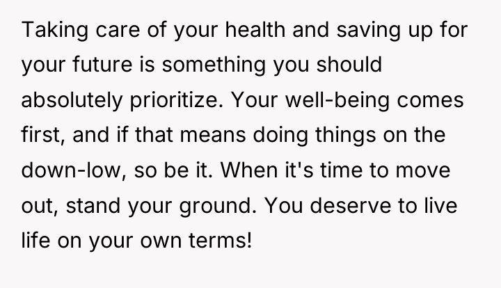 Taking care of your health and saving up for your...