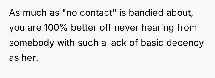 As much as "no contact" is bandied about, you are...
