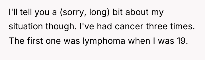 I'll tell you a (sorry, long) bit about my situation...
